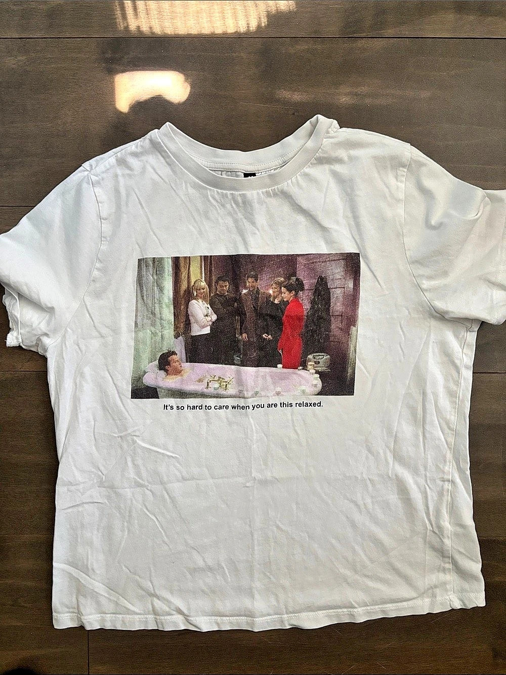 Warner Bros. Friends. Graphic Tee White Size Medium